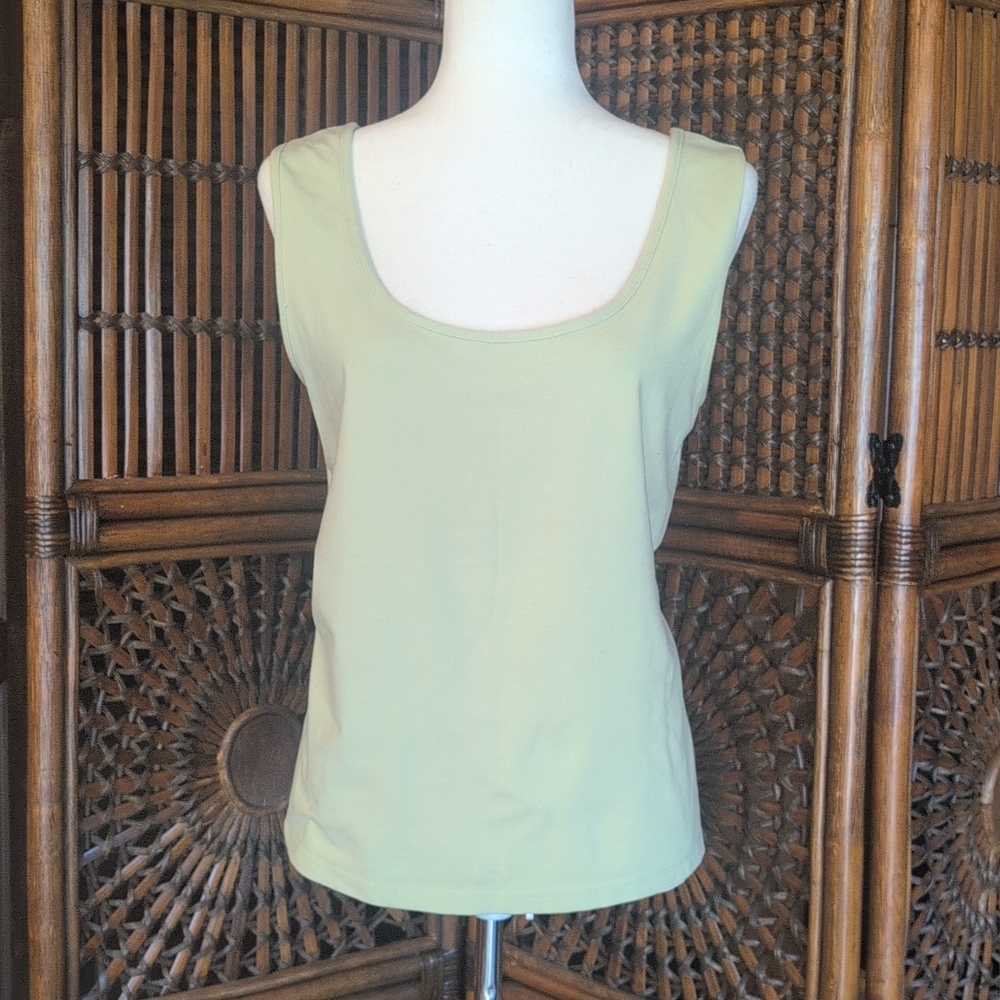 EMMA JAMES -Tank Top/Shell - Sz 2X - Green